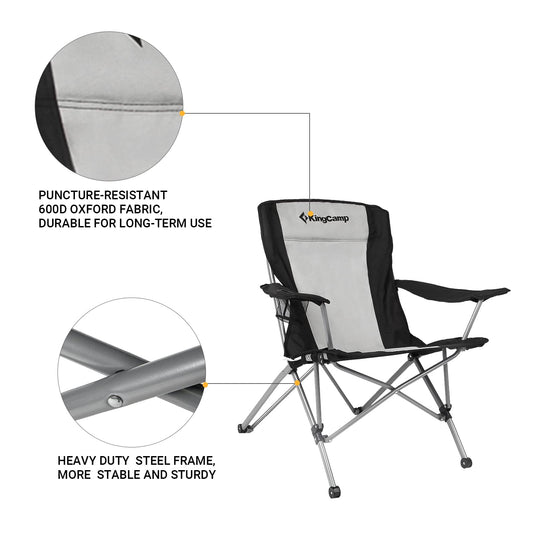 KingCamp Camping Armchair Set of 2