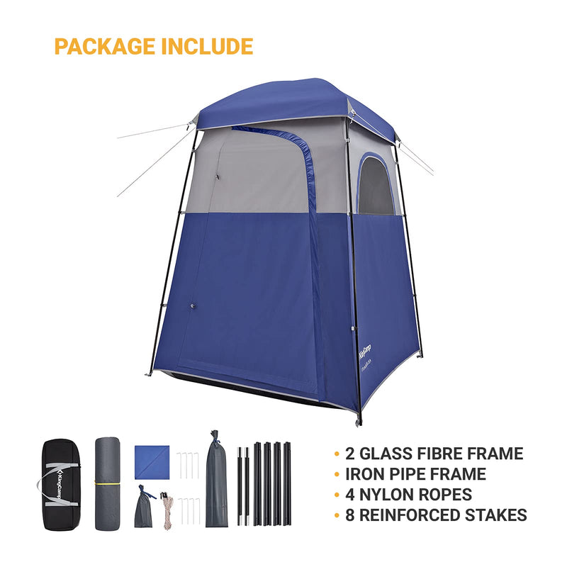 Load image into Gallery viewer, KingCamp MARASUSA Shower Tent 1 Room Design
