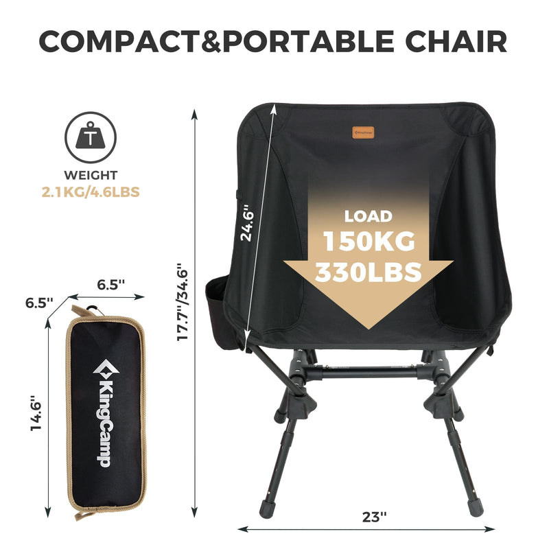 Load image into Gallery viewer, KingCamp ALOE P20 7075 H-shaped Portable Camping Chair
