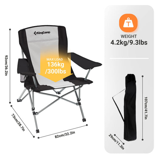 KingCamp Camping Armchair Set of 2