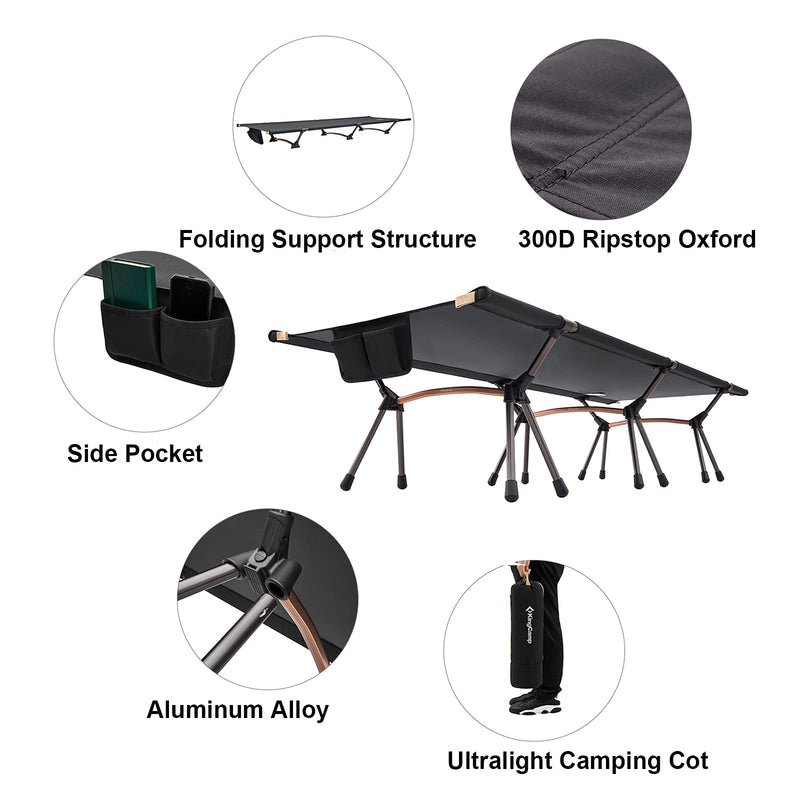 Load image into Gallery viewer, KingCamp GINKGO Ultralight Camping Cot
