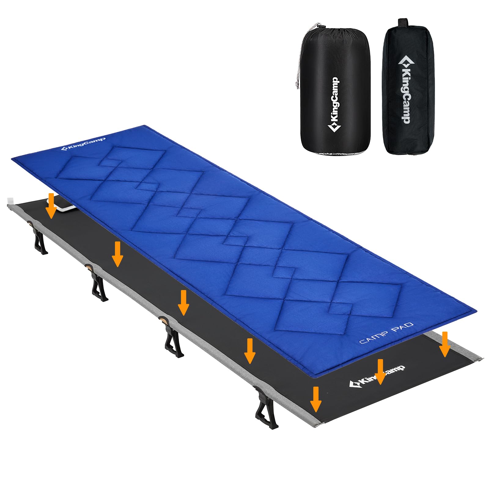 KingCamp Ultralight Camping Cot & Padding Set – BRoadout