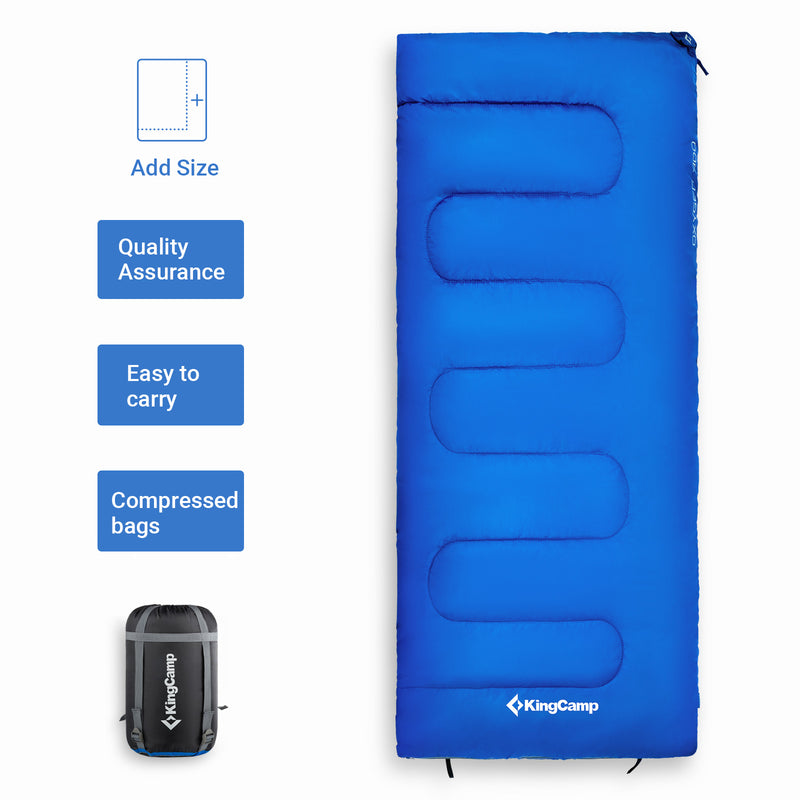 Load image into Gallery viewer, KingCamp OXYGEN 300 Sleeping Bag-Envelope

