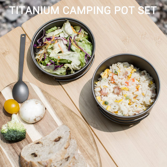 Cook'n'Escape Titanium Pot with Pan