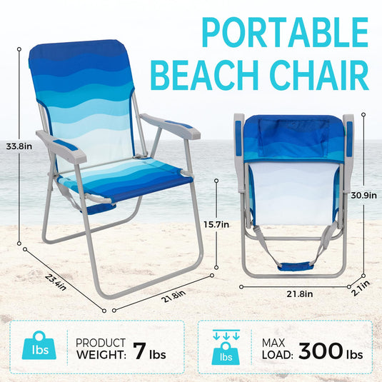 WEJOY Tall Beach Chair Tall Beach Chair