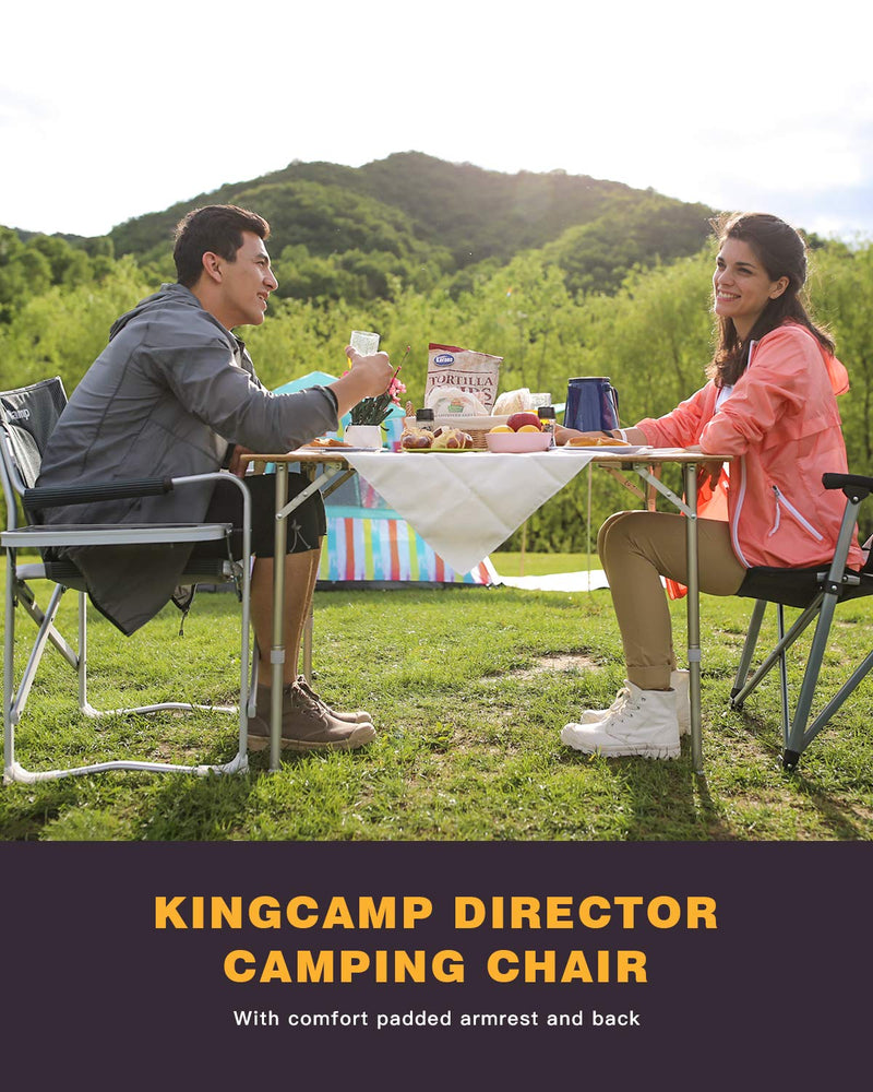 Load image into Gallery viewer, KingCamp Outdoor Durable Director Chair for Various Scenarios
