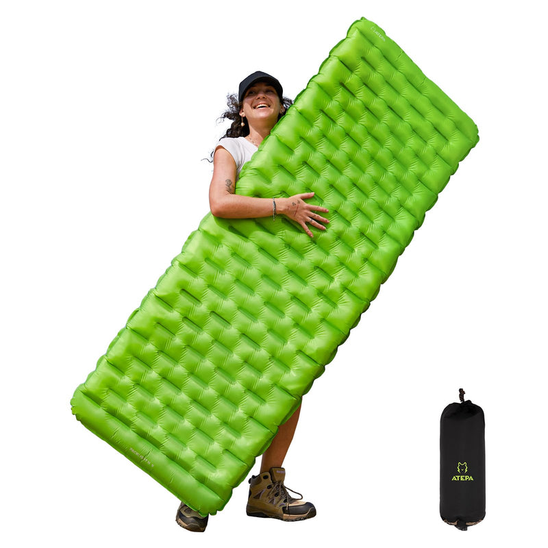 Load image into Gallery viewer, ATEPA Ultralight Insulated Sleeping Pad R Value 6
