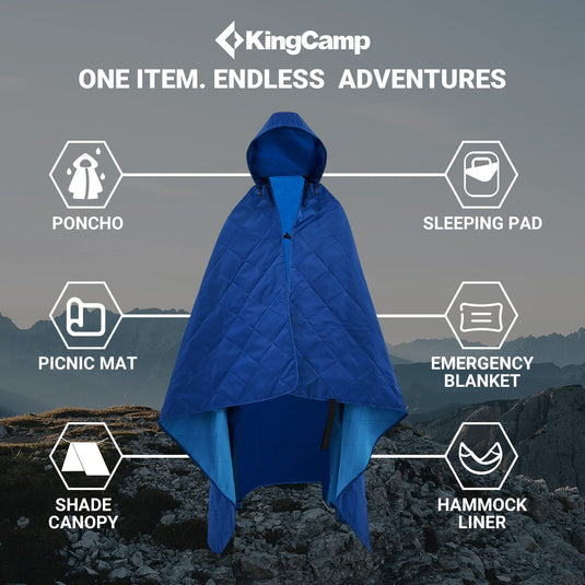 KingCamp ANNA Picnic Rug 3-in-1 Outdoor Blanket