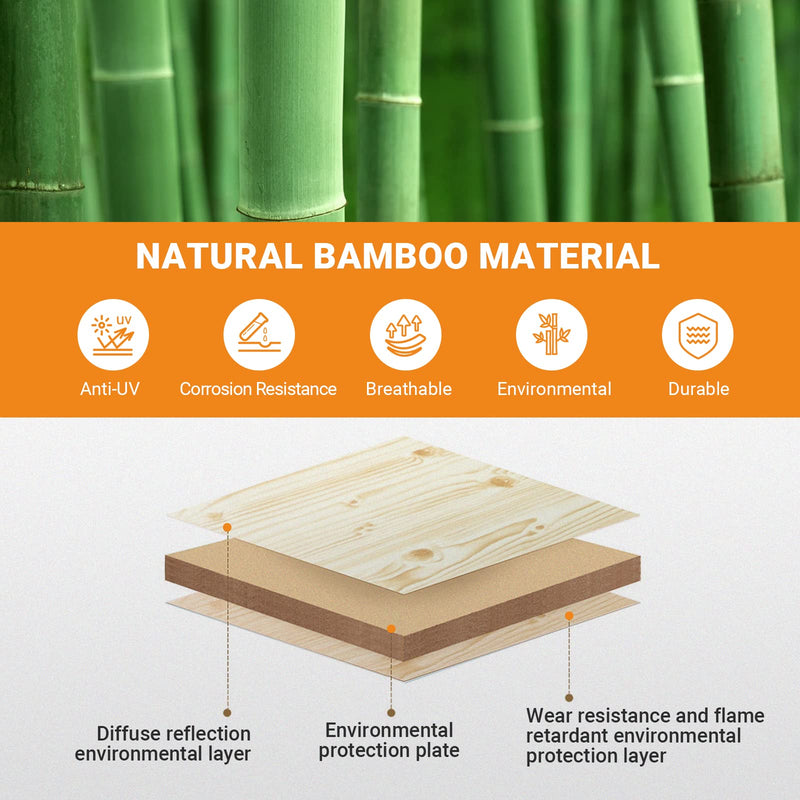 Load image into Gallery viewer, KingCamp Round 3-Folding Bamboo Table
