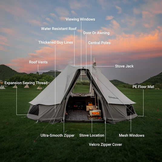 KingCamp KHAN VILLA Glamping Tent