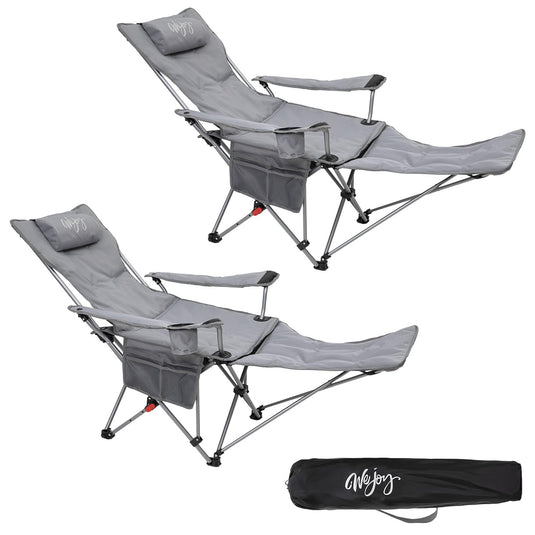 WEJOY Lightweight Foldable Stretch Lounge Chair