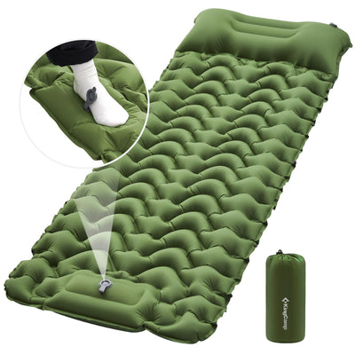 KingCamp Inflatable Camp Bed & Mattress Bundle