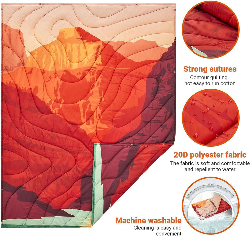 Load image into Gallery viewer, KingCamp Ultra-Lightweight Camping Blanket Machine Washable
