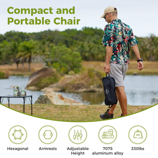 ATEPA UFO P20 Portable Compact Lightweight Outdoor Chairs