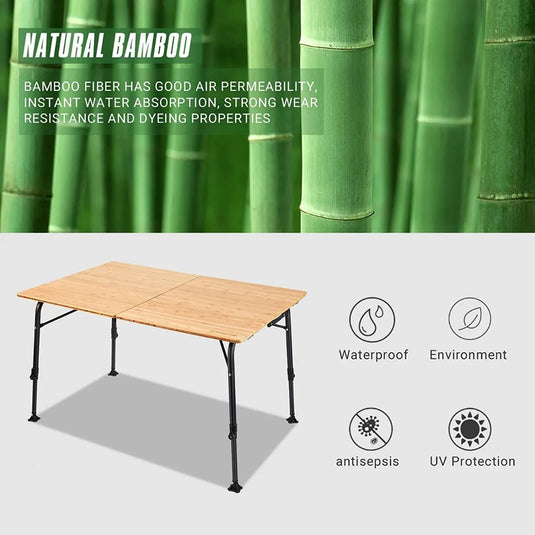 KingCamp BAMBOO 12080 Bamboo Table