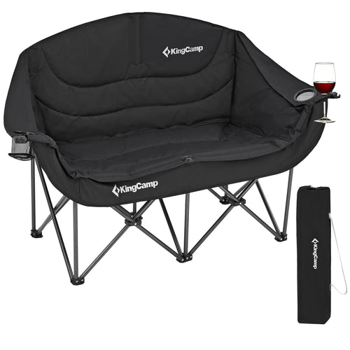KingCamp Double Sofa Chair Heavy-Duty Loveseat Camping Chair