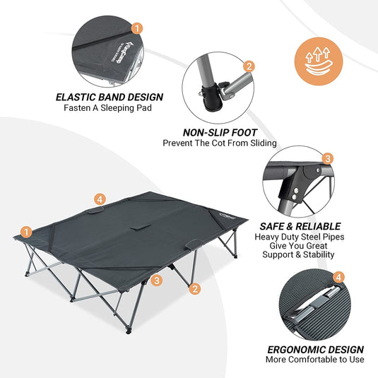 KingCamp Double Camping Cot