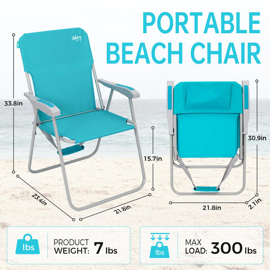 WEJOY Tall Beach Chair Tall Beach Chair