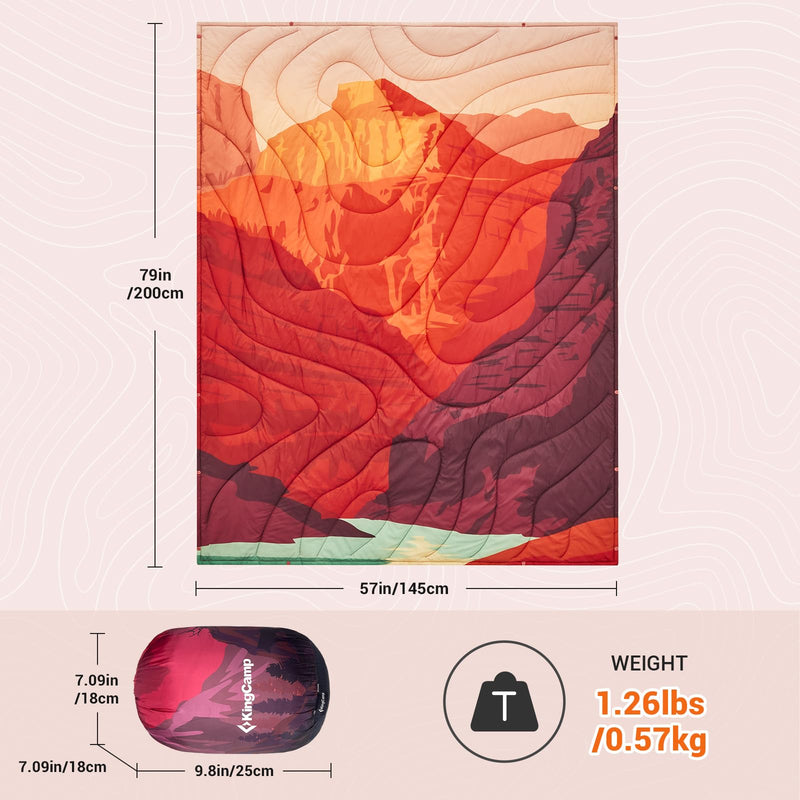 Load image into Gallery viewer, KingCamp Ultra-Lightweight Camping Blanket
