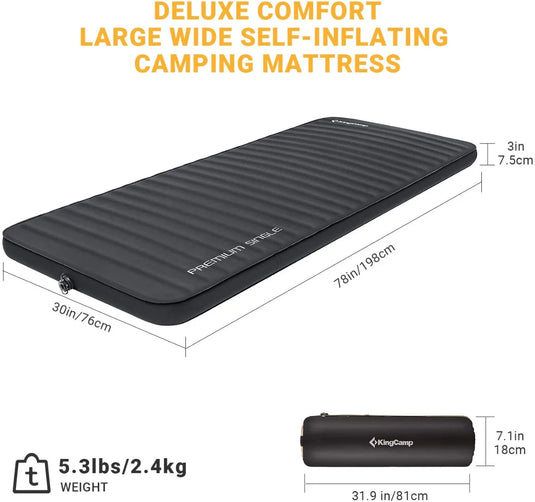 KingCamp PREMIUM SINGLE Self Inflating Sleeping Pad