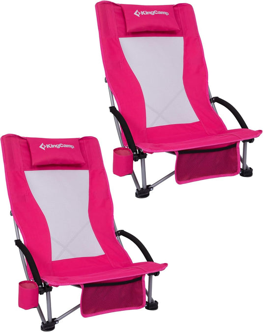 KingCamp High Mesh Back Beach Chairs