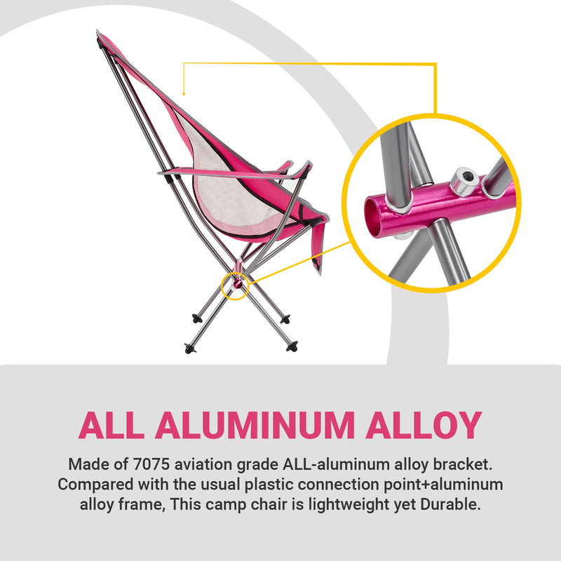 Load image into Gallery viewer, KingCamp CAMELLIA Ultralight High Back Camping Chair Ergonomic
