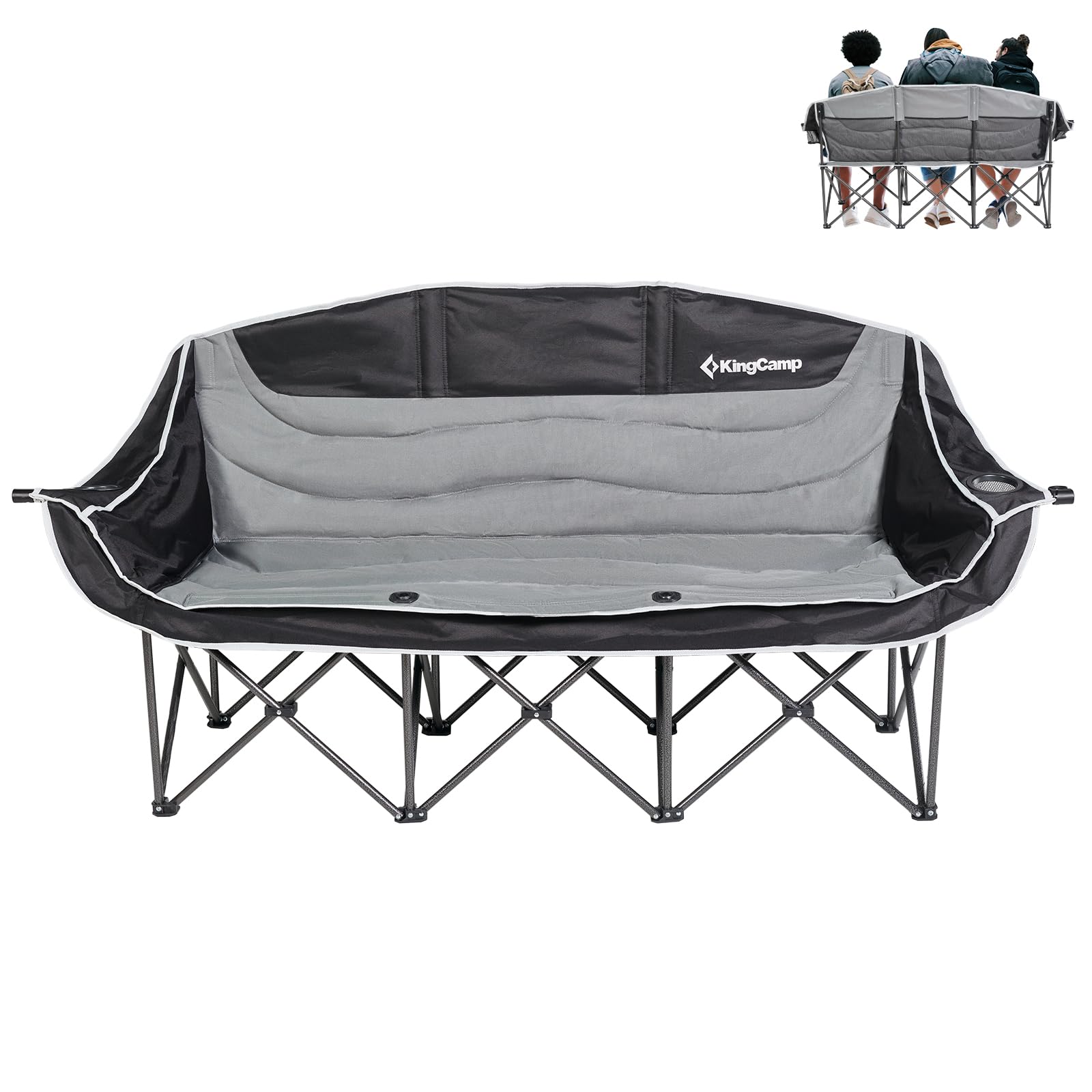 Khaki CANNA C30 Trio Outdoor Loveseat Chair