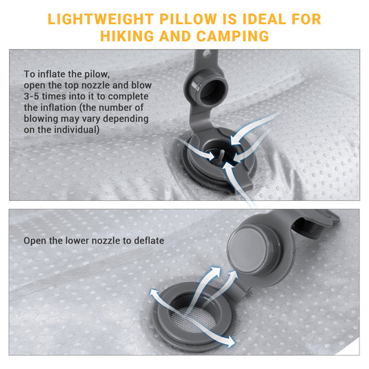 ATEPA VIRGA Air Pillow Ultralight Down Alternative Inflatable Travel Pillow