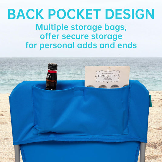 WEJOY Folding Beach Chair Outward Lawn Chair