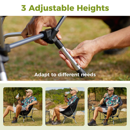 ATEPA UFO P20 Portable Compact Lightweight Outdoor Chairs