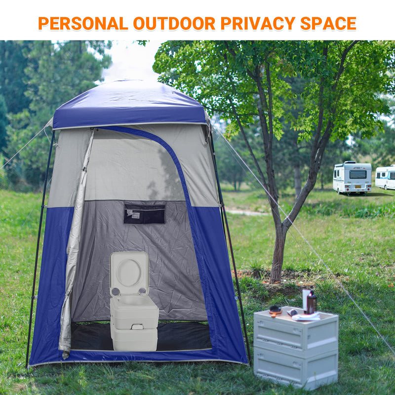 Load image into Gallery viewer, KingCamp MARASUSA Shower Tent 1 Room Design
