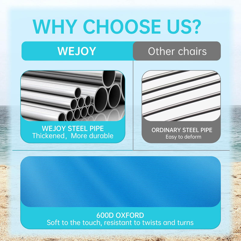 Load image into Gallery viewer, WEJOY Folding Beach Chair Outward Lawn Chair
