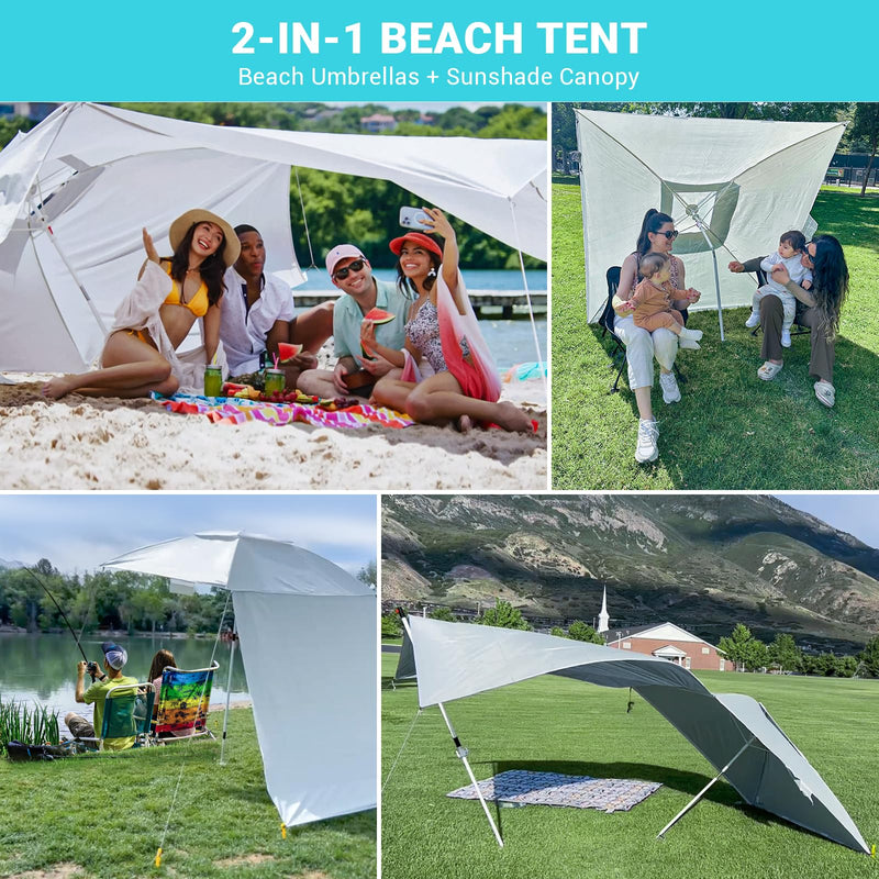 Load image into Gallery viewer, KingCamp Beach Umbrella Tent
