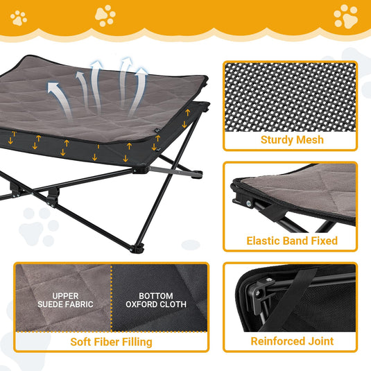 KingCamp PETS SEDUM Dog Cot Elevated Dog Bed