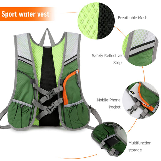 Hydration Pack with Free 2-L Water Bladder