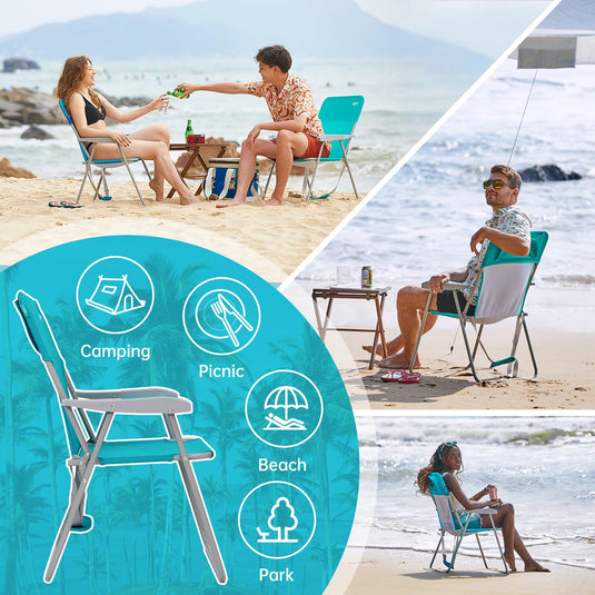 WEJOY Tall Beach Chair Tall Beach Chair