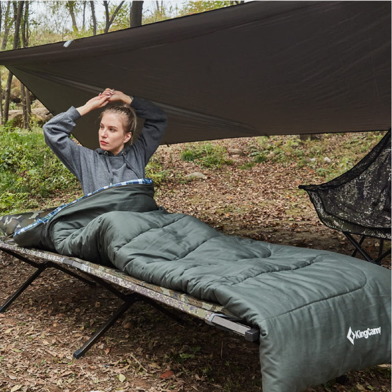 Load image into Gallery viewer, KingCamp FOREST PLUS 500 3 in 1 Flannel Sleeping Bag
