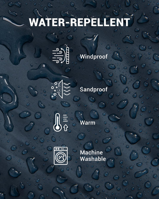 KingCamp Sherpa Sleeping Bag Blanket | 2-in-1 for Camping, Car & Home | Lightweight & Packable