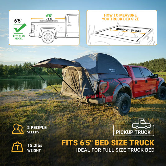 KingCamp ABRUZZO Truck Bed Tent