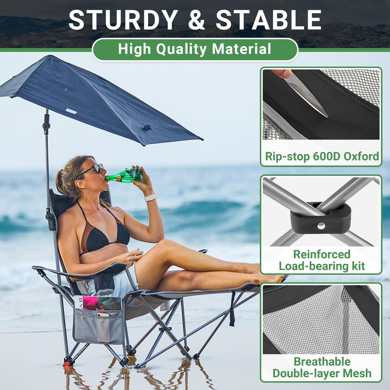 Load image into Gallery viewer, WEJOY Sunshade Lounge Chair
