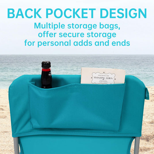 WEJOY Tall Beach Chair