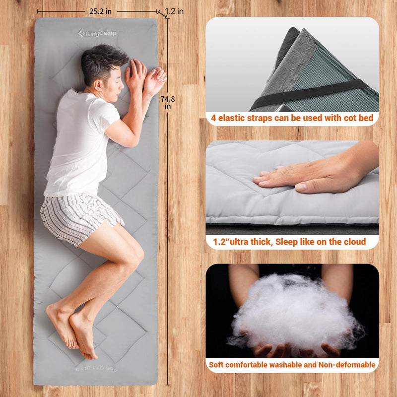 Load image into Gallery viewer, KingCamp Padded Mat Camp Pad
