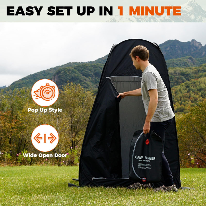 Load image into Gallery viewer, KingCamp GENOVA Portable Shower Tents for Camping, Pop Up Privacy Tent
