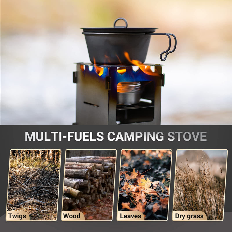 Load image into Gallery viewer, Cook&#39;n&#39;Escape Titanium Wood Stove
