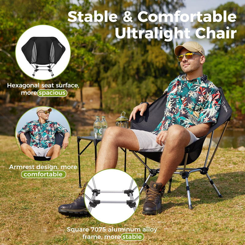 Load image into Gallery viewer, ATEPA UFO P20 Portable Compact Lightweight Outdoor Chairs
