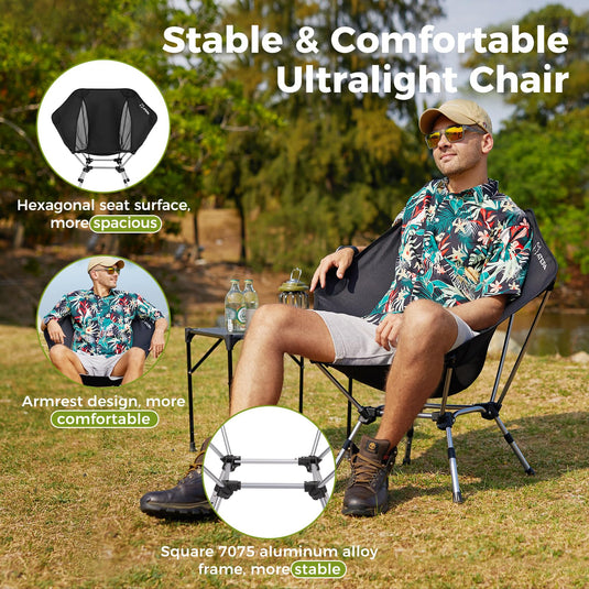 ATEPA UFO P20 Portable Compact Lightweight Outdoor Chairs