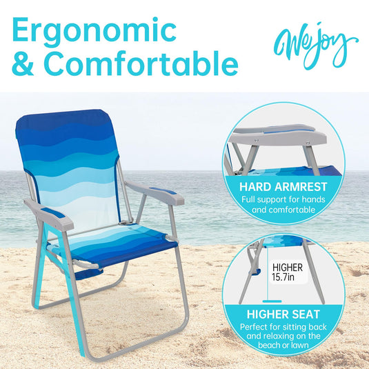 WEJOY Tall Beach Chair Tall Beach Chair