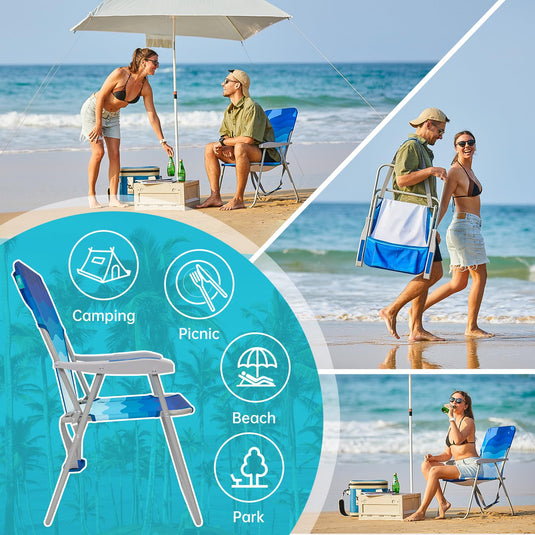 WEJOY Tall Beach Chair Tall Beach Chair