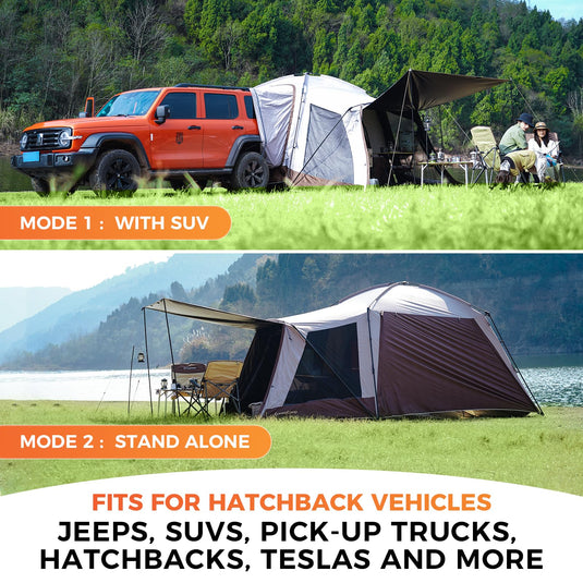KingCamp Boundless X5 B Car-Integrated Camping Tent