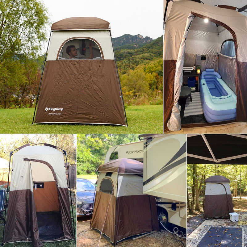 Load image into Gallery viewer, KingCamp MARASUSA Shower Tent 1 Room Design
